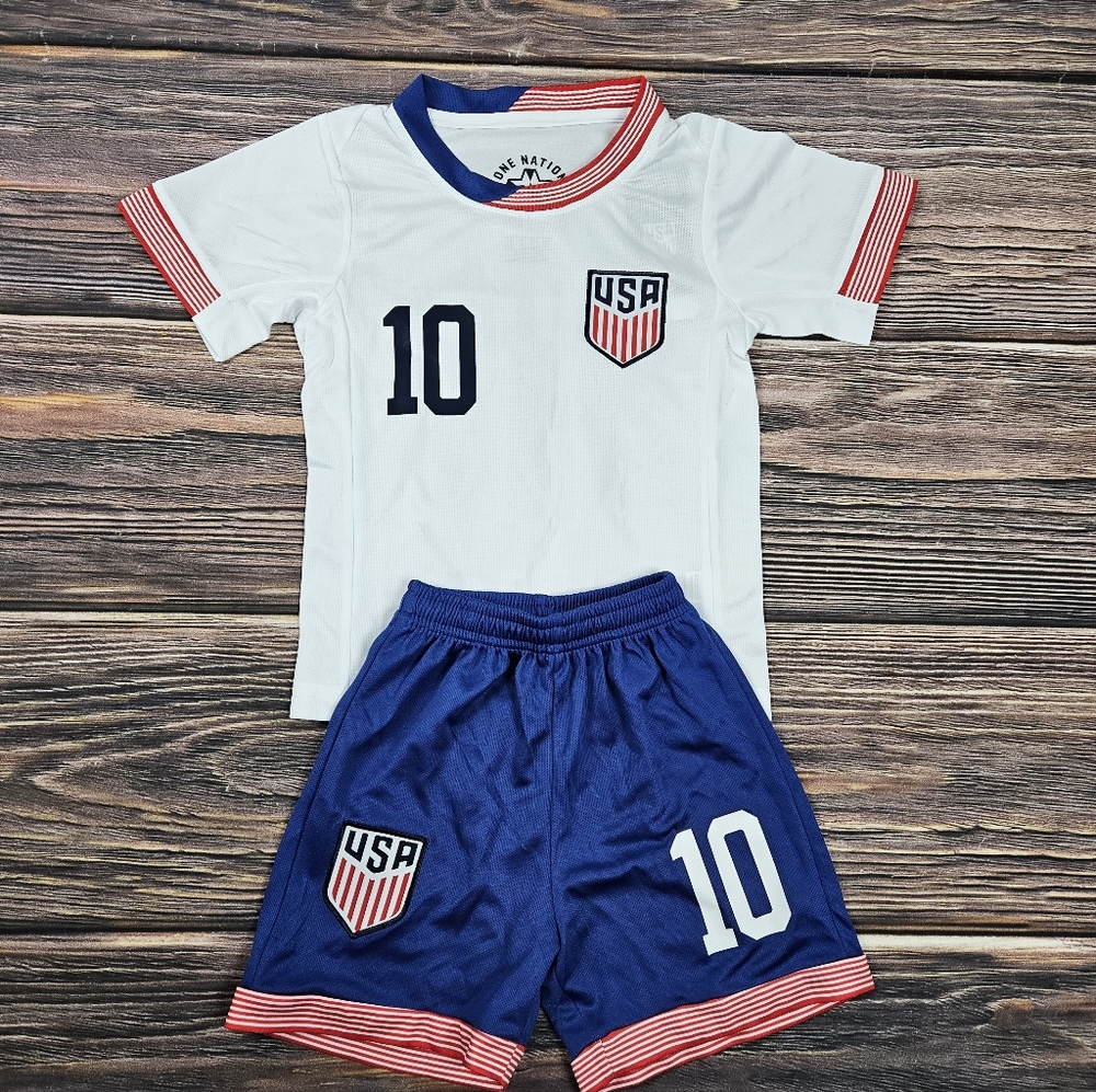 USA Home kid's soccer uniform